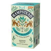 Hampstead Organic Grönt Te & Mynta, eko - 20 påsar