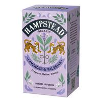 Hampstead Organic Lavendel & Baldrian Te, eko - 20 påsar