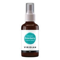 Viridian Elderberry Halsspray, eko - 50 ml