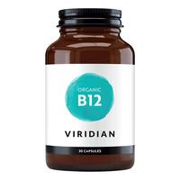 Viridian B12 - Alfalfa & Shiitake, eko - 30 kapslar
