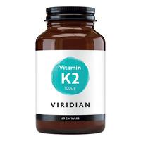 Viridian Vitamin K2 - 100 µg - 60 kapslar