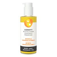 Sonett Mistelform Kropps- och Massageolja Myrte-Orangeblomst, eko - 145 ml