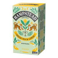 Hampstead Organic Grönt Te & Citron, eko - 20 påsar