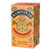 Hampstead Organic Turmeric & Cinnamon Te, eko - 20 påsar